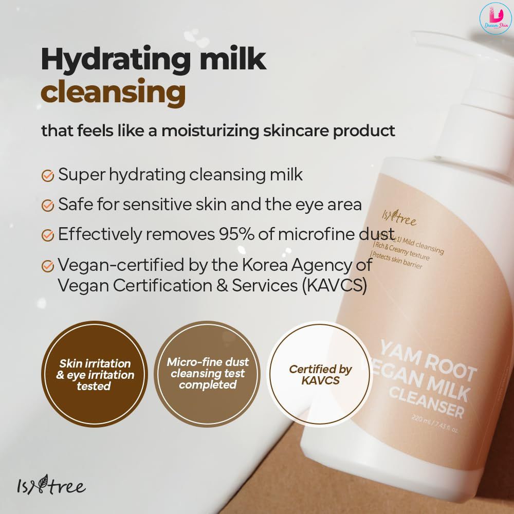 Isntree Yam Root Vegan Milk Cleanser [220ml]	